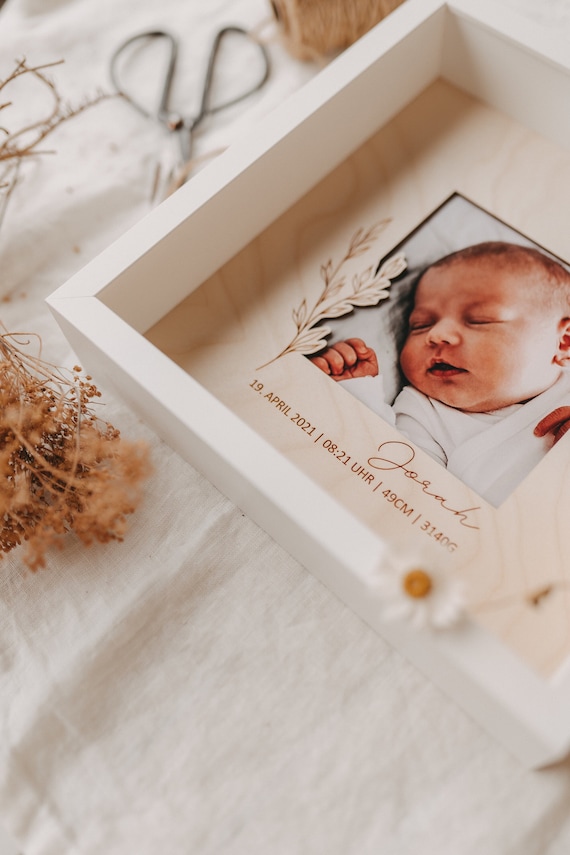 Cadeau bébé personnalisé : Cadre photo personnalisé Cadre photo