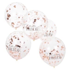 JGA decoration Team bride confetti balloons Bachelorette party JGA balloon Party decoration Bridal party decorations image 2