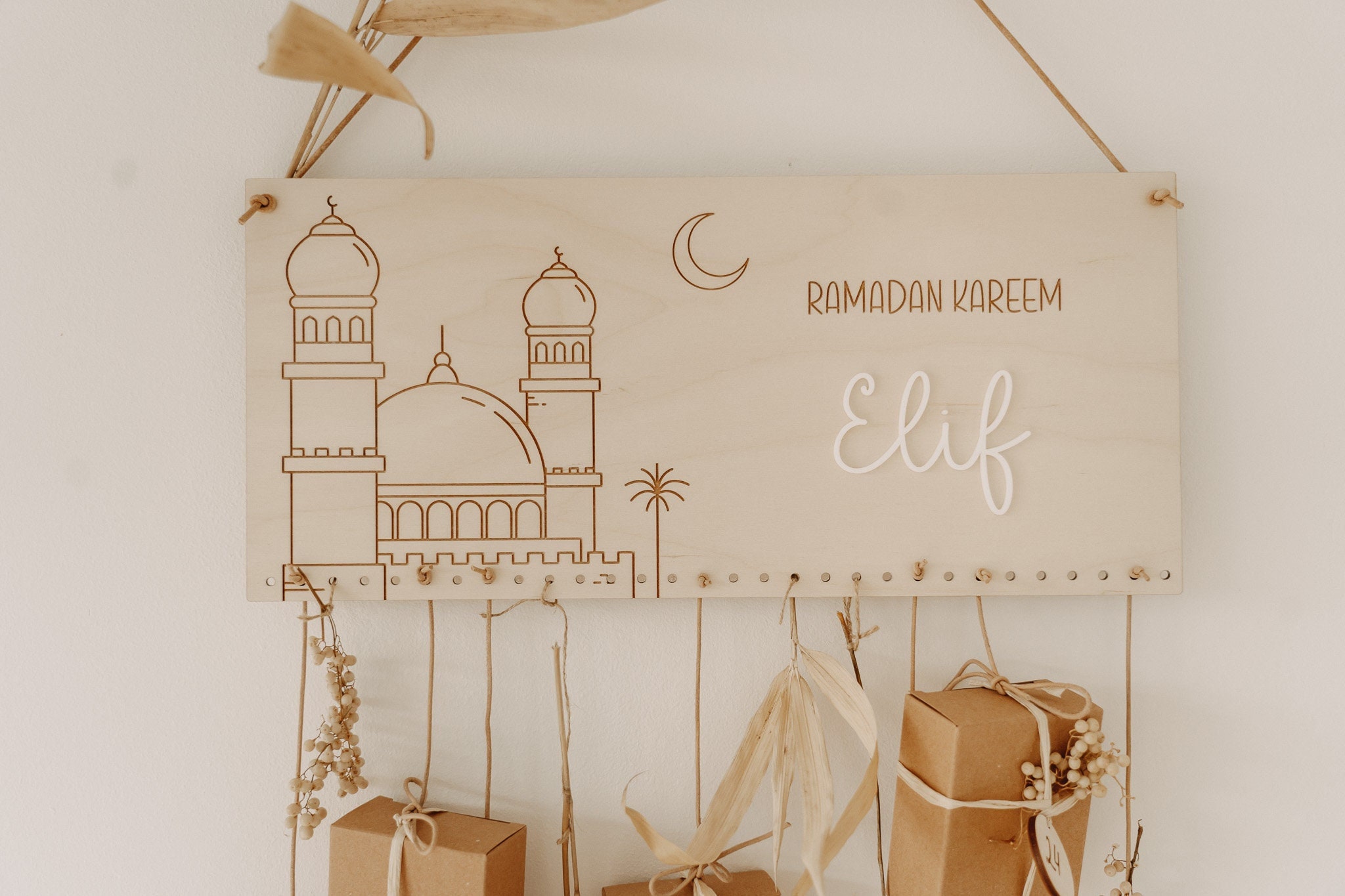 Personalisierter Ramadan Kalender mit eigenem Namen