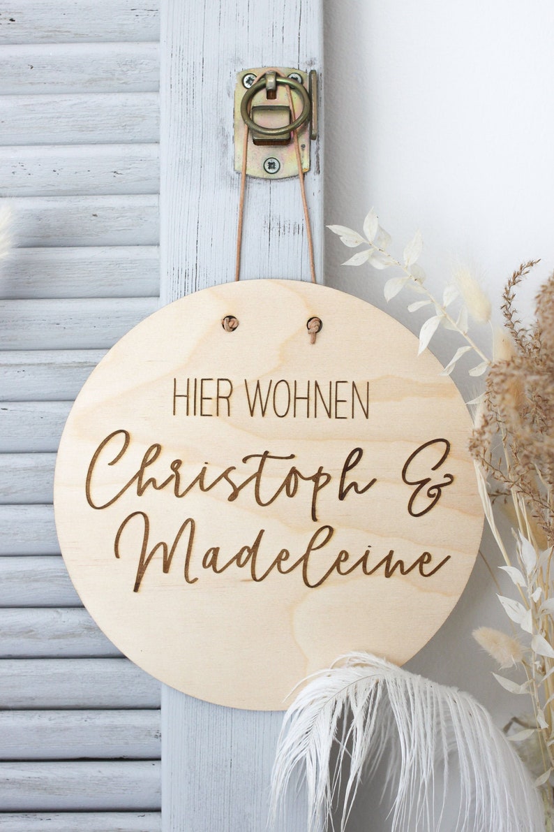 Personalisierter Türkranz mit Namen individuelles ... Personalisierter Türkranz mit Namen individuelles ...