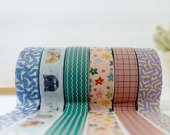 Set van 6 - washi tapes