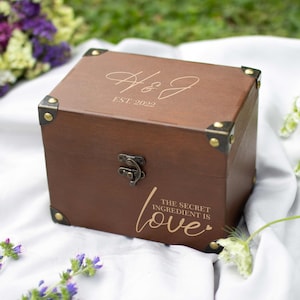 Wedding Guest Book Alternative Unique Bridal Shower Gift Wedding Advice Box Wedding Props Wooden Box for Wedding Wishes Wedding Keepsake Box