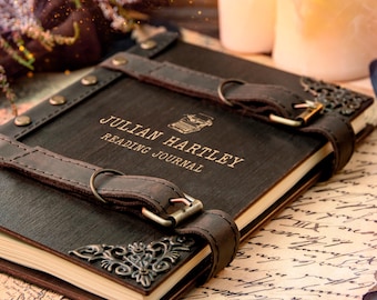 Personalized book review journal: Bookish gifts for love reading women