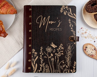 Wooden Recipe Book