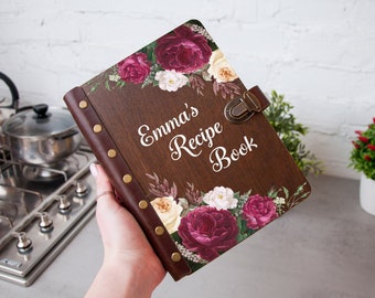 Mamas Rezeptbuch, personalisiertes Rezept Journal, Mutter Tochter Geschenk, Rezept Notizbuch, individuelles Geschenk für Mama, Familien Kochbuch, Rezept Ordner