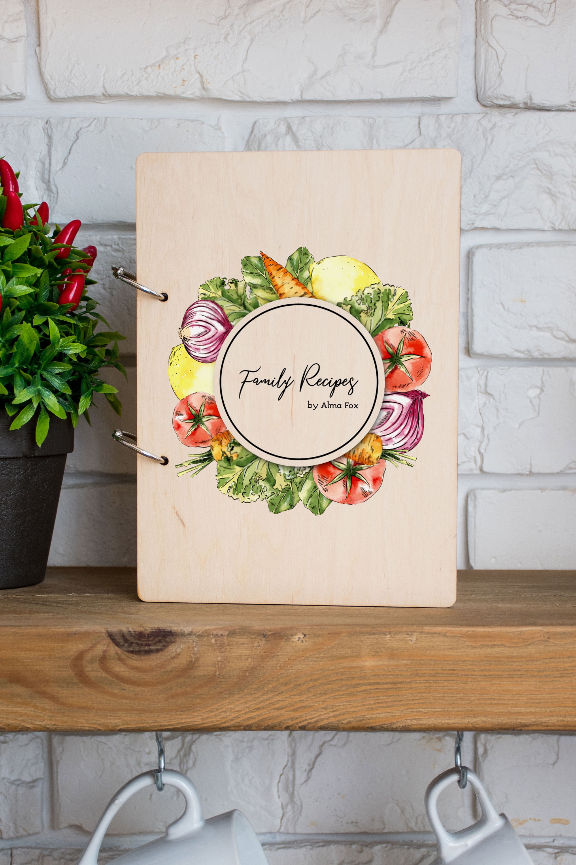 Family Recipe Book Daughter Gift From Mom Personalized Recipe Etsy