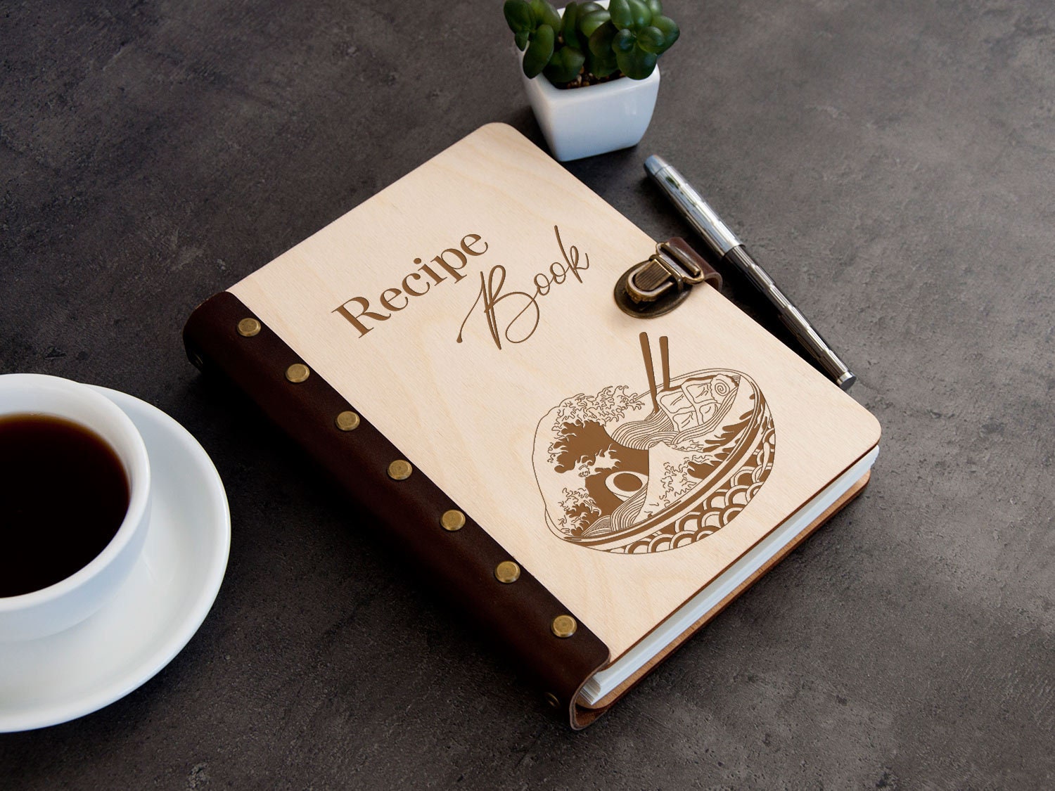 Blank Recipe Book Binder A5 Recipe Journal Fathers Day Gift Etsy