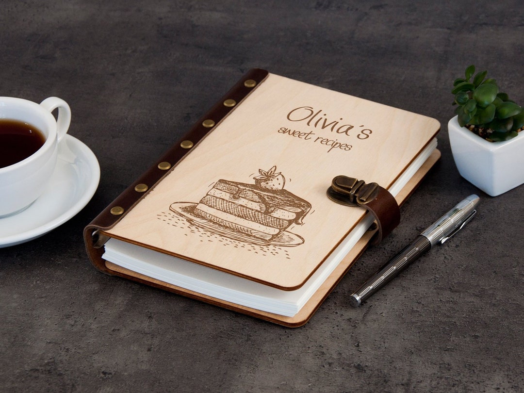 Personalized Cooking Gifts Custom Recipe Book Chef Gift Cooking Journal