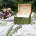 Personalized Wedding Advice Box: Greenery Keepsake Guest Book Alternative product logo