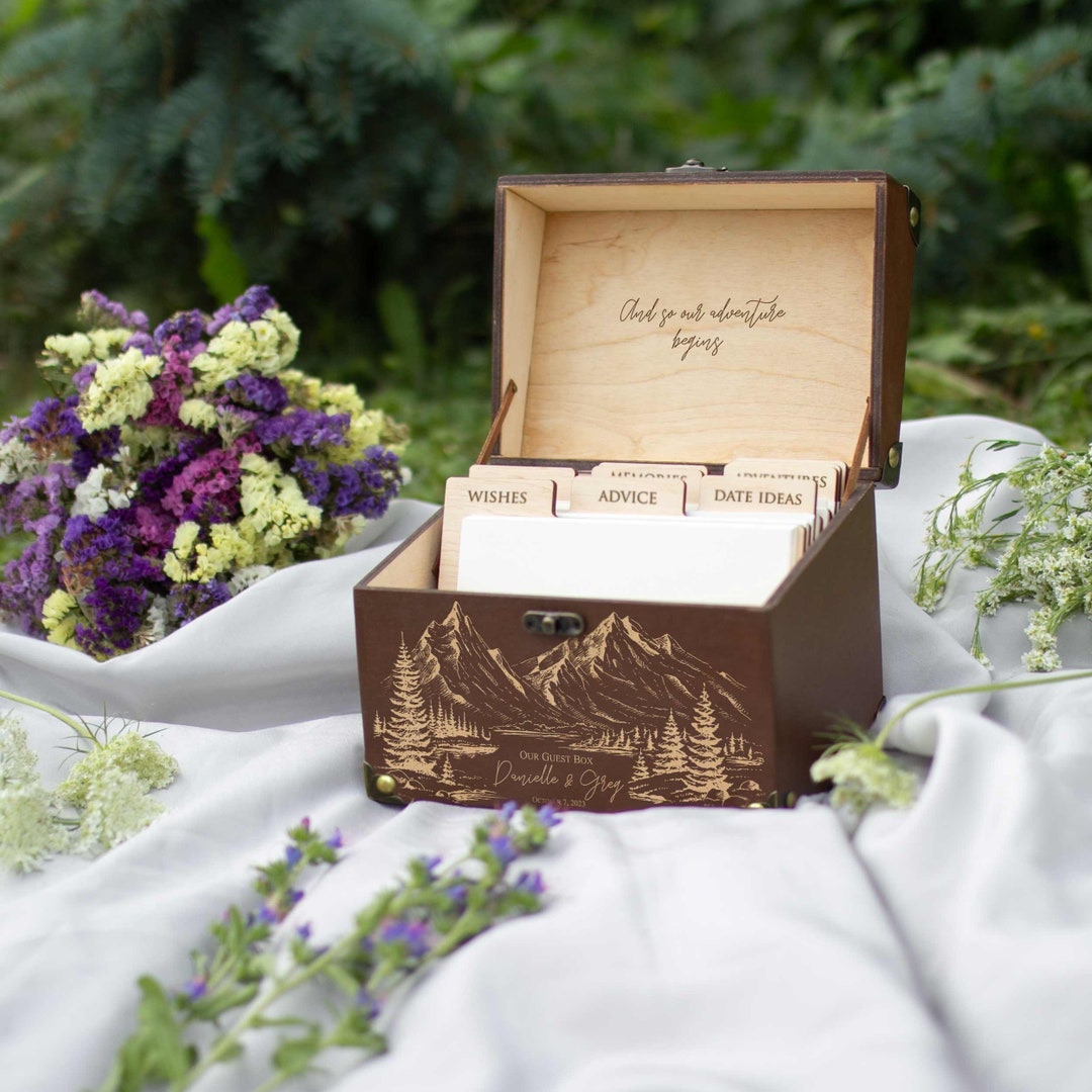 Mountain Wedding Guest Book Alternative, Unique Wedding Guestbook Ideas