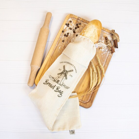Homemade bread storage bags sale