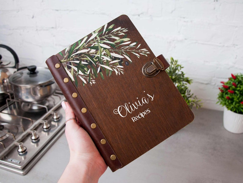 Personalized Recipe Book Mother Gift From Daughter Blank Etsy