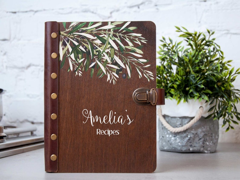 Personalized Recipe Book Mother Gift From Daughter Blank Etsy