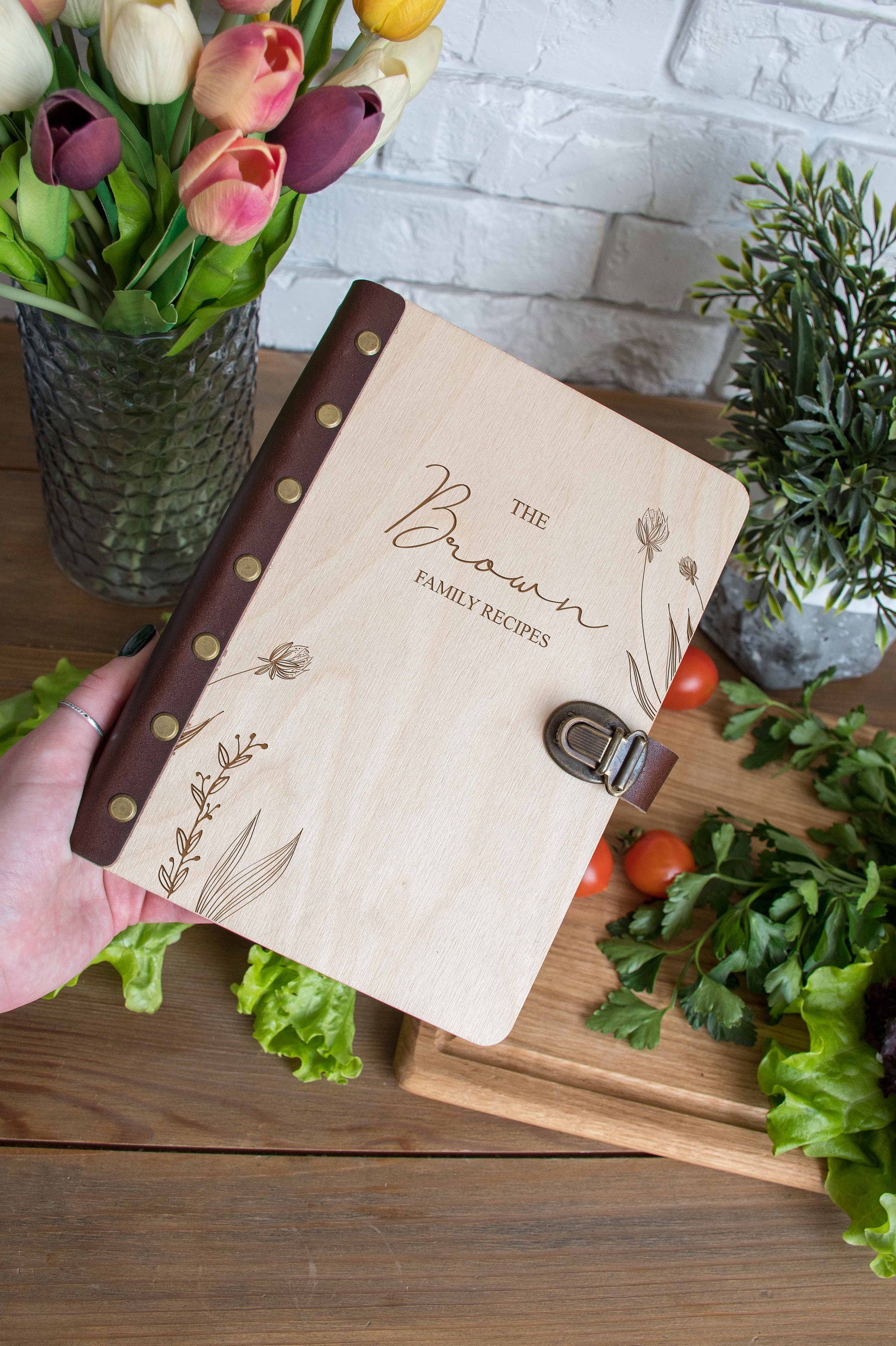 Personalized Recipe Book Bridal Shower Gifts Custom Recipes Etsy