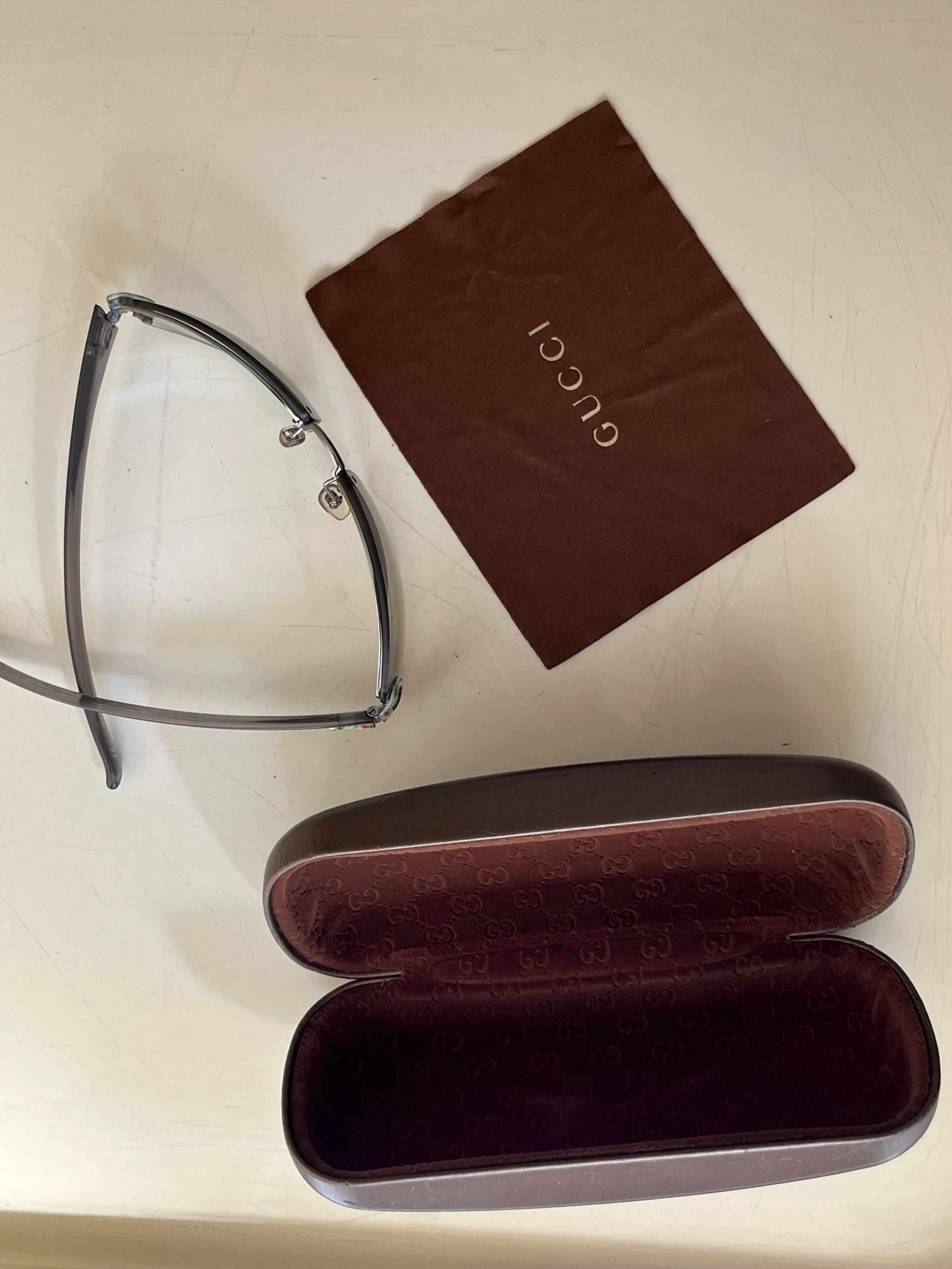 GUCCI Y2k Rimless Shield Sunglasses - Etsy