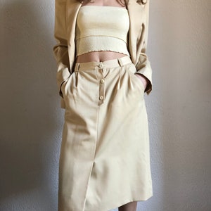 Valentino Miss V vintage women’s wool suit skirt