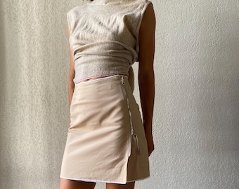 Miu Miu Fall/winter 2000 Wool Halter Neck Dress - Etsy