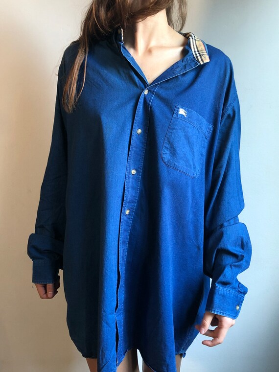 Burberry oversized boyfriend shirt