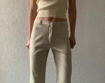1990s vintage minimal pants made in Italy
