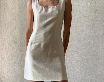 1990s Minimal Mini Dress