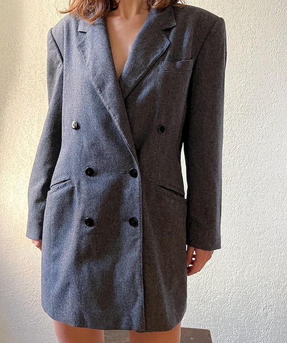 Escada, 1990s Escada minimal blazer