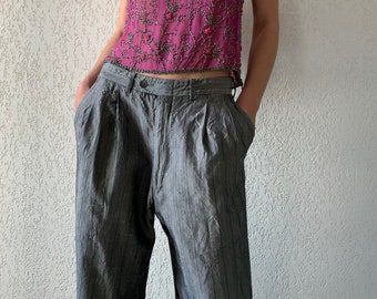 Pantalones de sastre vintage de los años 90 hechos en Italia.