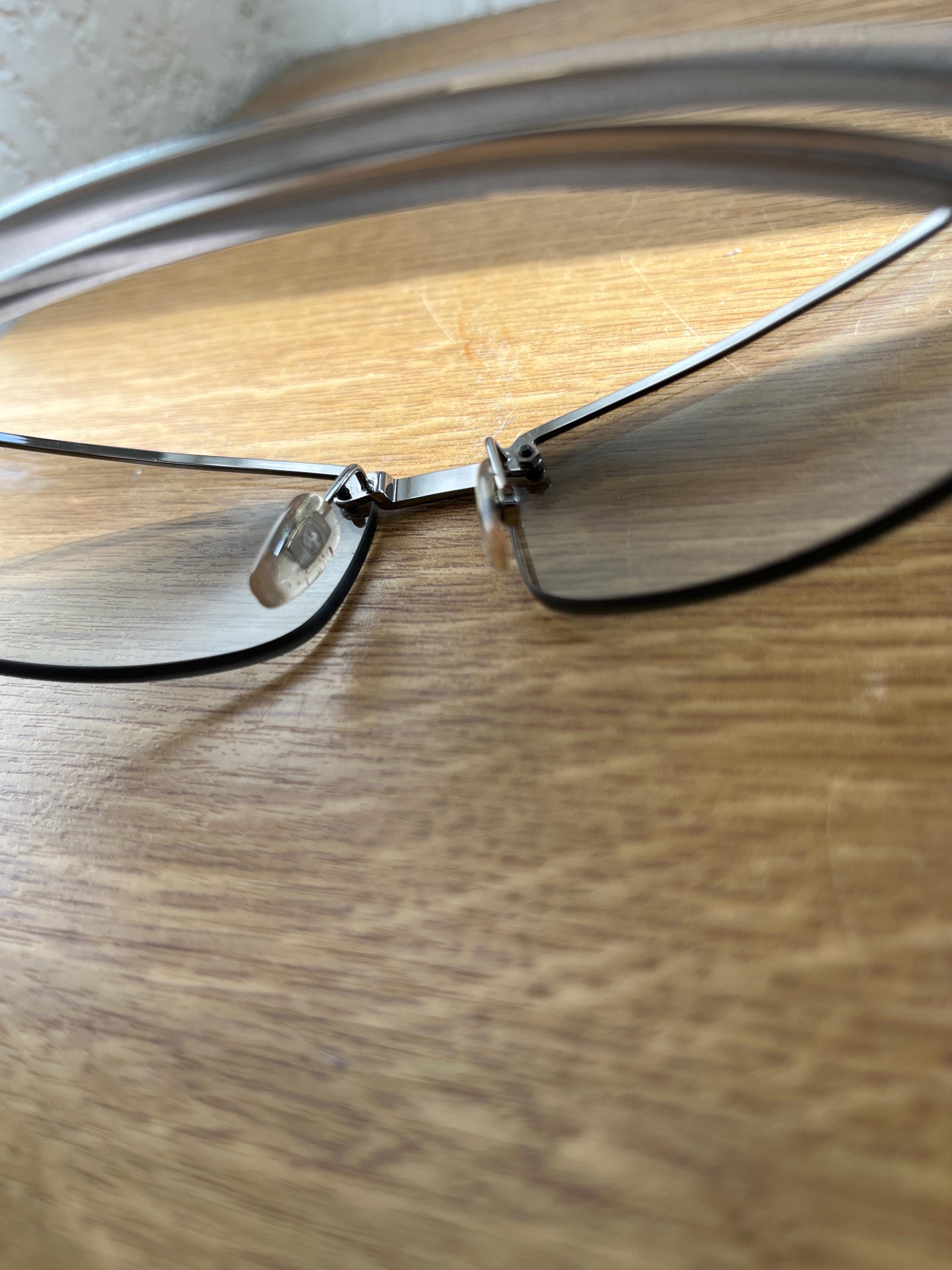 GUCCI Y2k Rimless Shield Sunglasses - Etsy GUCCI Y2k Rimless Shield Sunglasses - Etsy