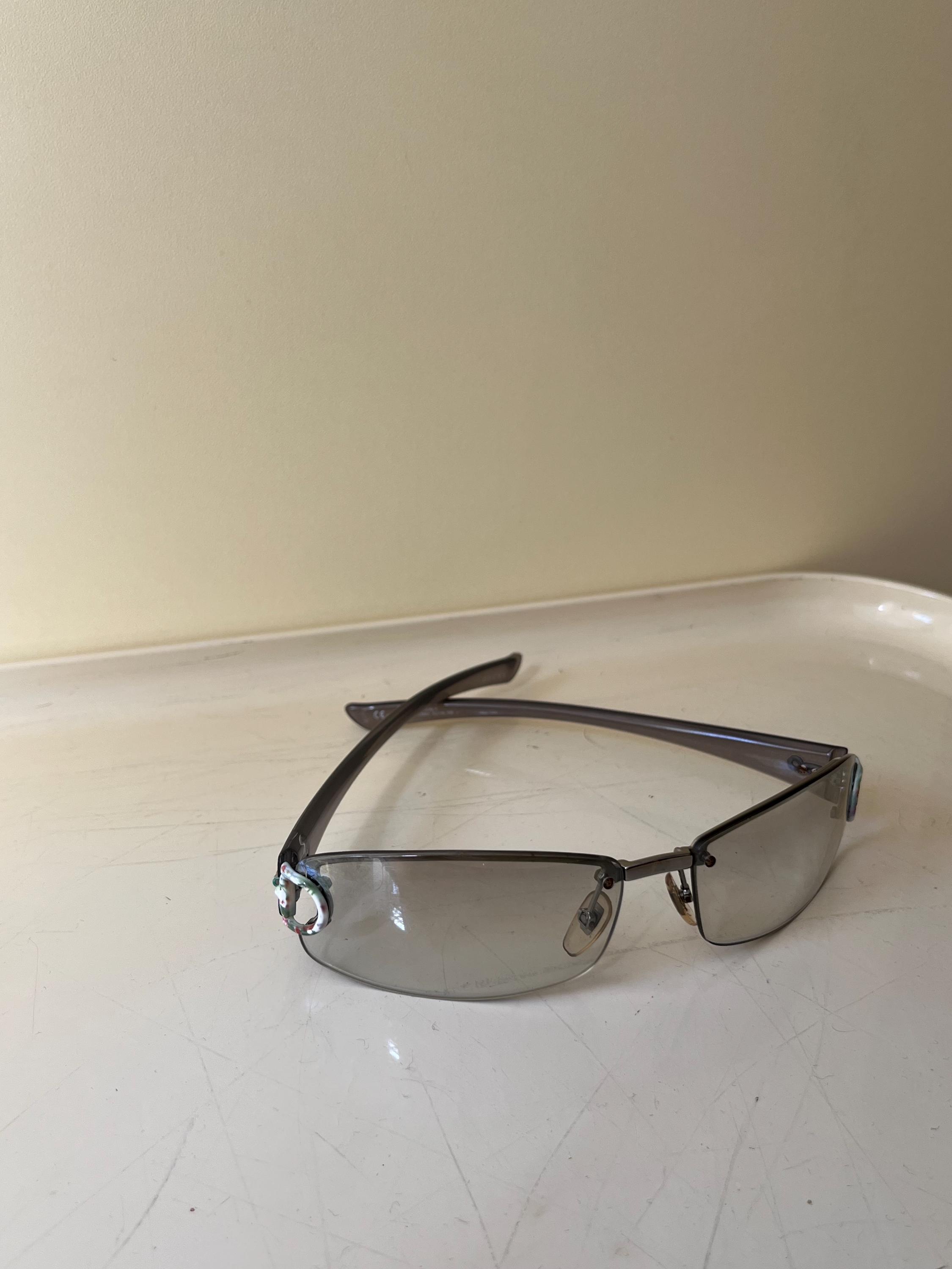 GUCCI Y2k Rimless Shield Sunglasses - Etsy