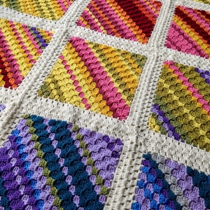 PATTERN: C2c Squares, Crochet Temperature Blanket PDF Pattern image 6