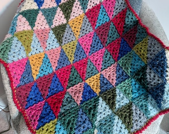 Triangle Mini Temperature Blanket Pattern / Baby Temperature Blanket