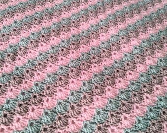 Handmade Shell Baby Blanket