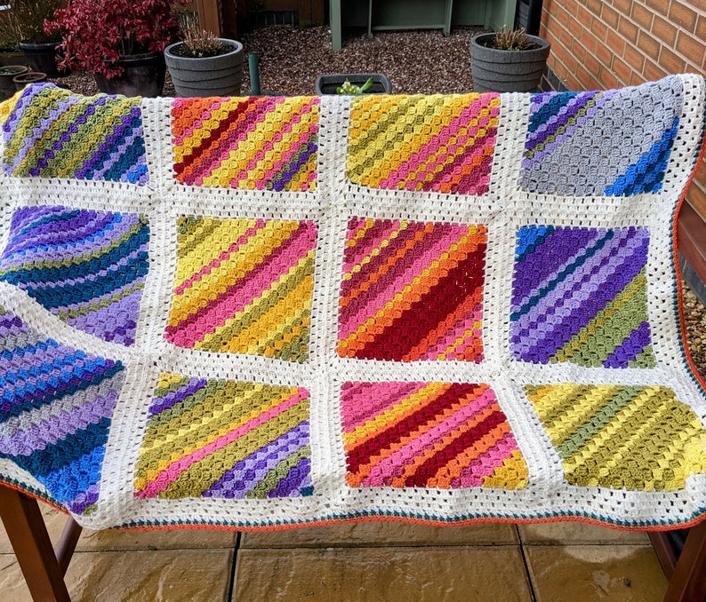 PATTERN: C2c Squares, Crochet Temperature Blanket PDF Pattern image 4