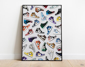 Sneaker art | Etsy