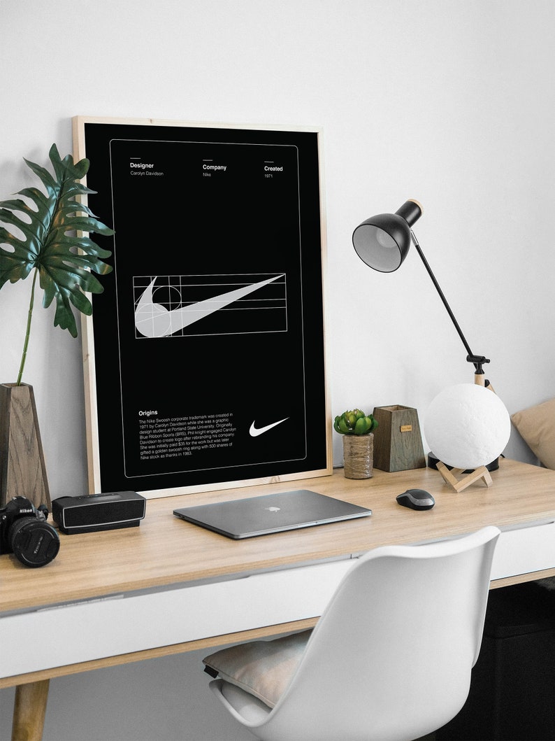 nike logo poster