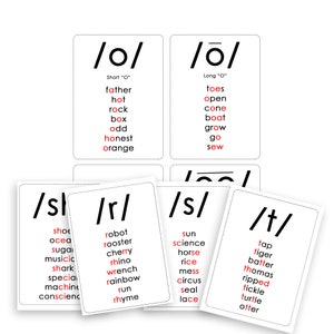 44 Fonemen Flashcards - Afdrukbaar, 44 Fonemen, Letterklanken, kinderkamers, klaslokaal, thuis lesgeven