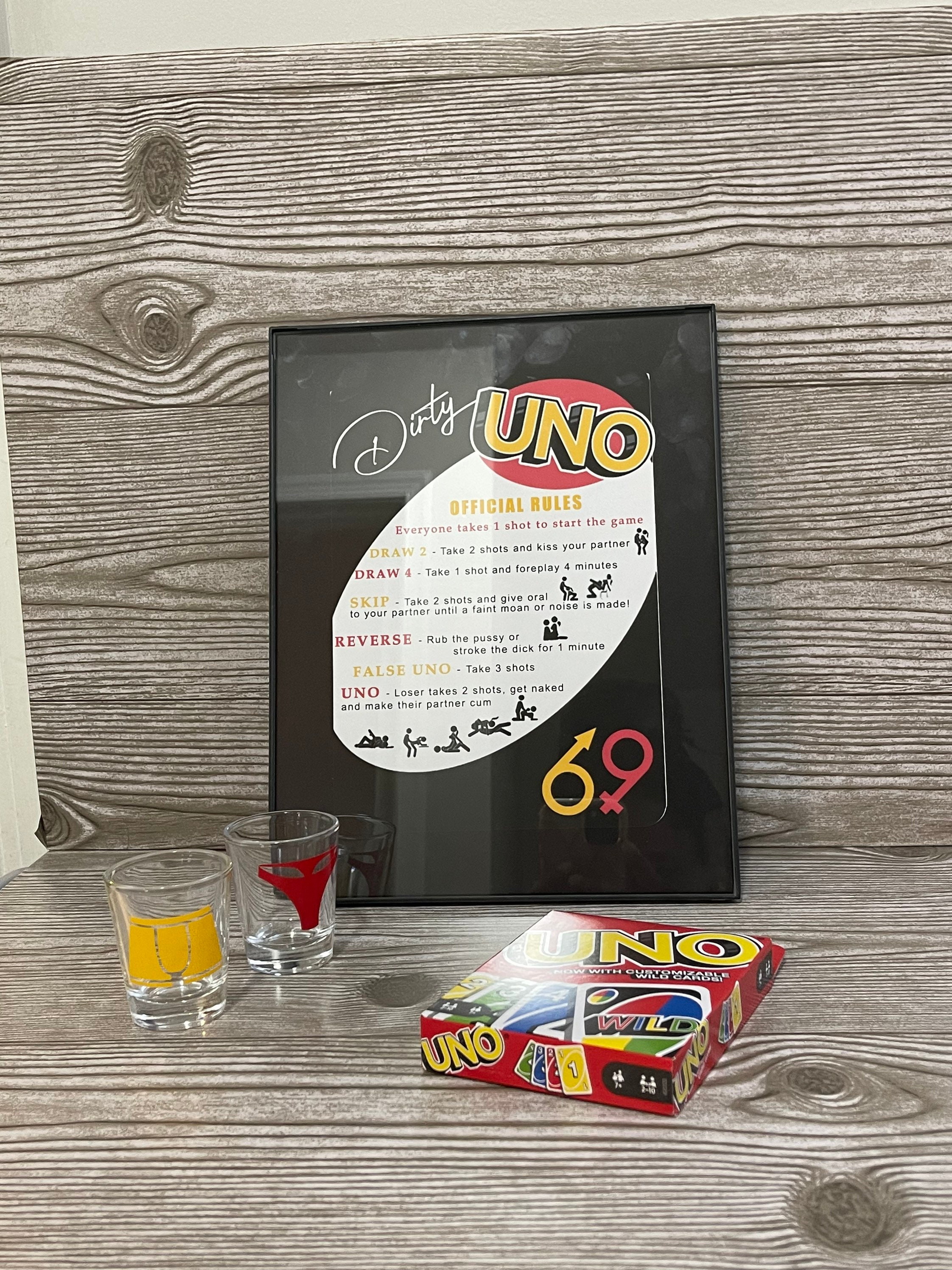 Dirty Uno Etsy