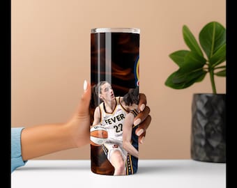 Caitlin Clark Indiana Fever Tumbler: 20oz Stainless Steel WNBA Gift