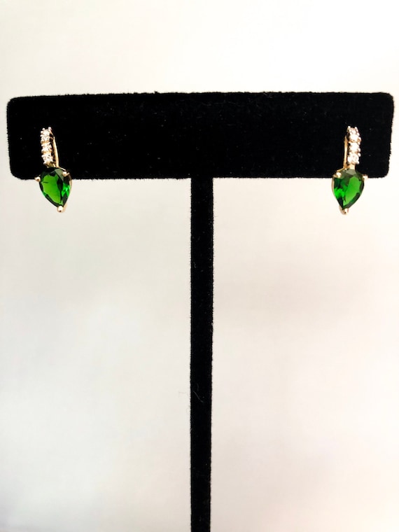 Emerald & Diamond Earrings