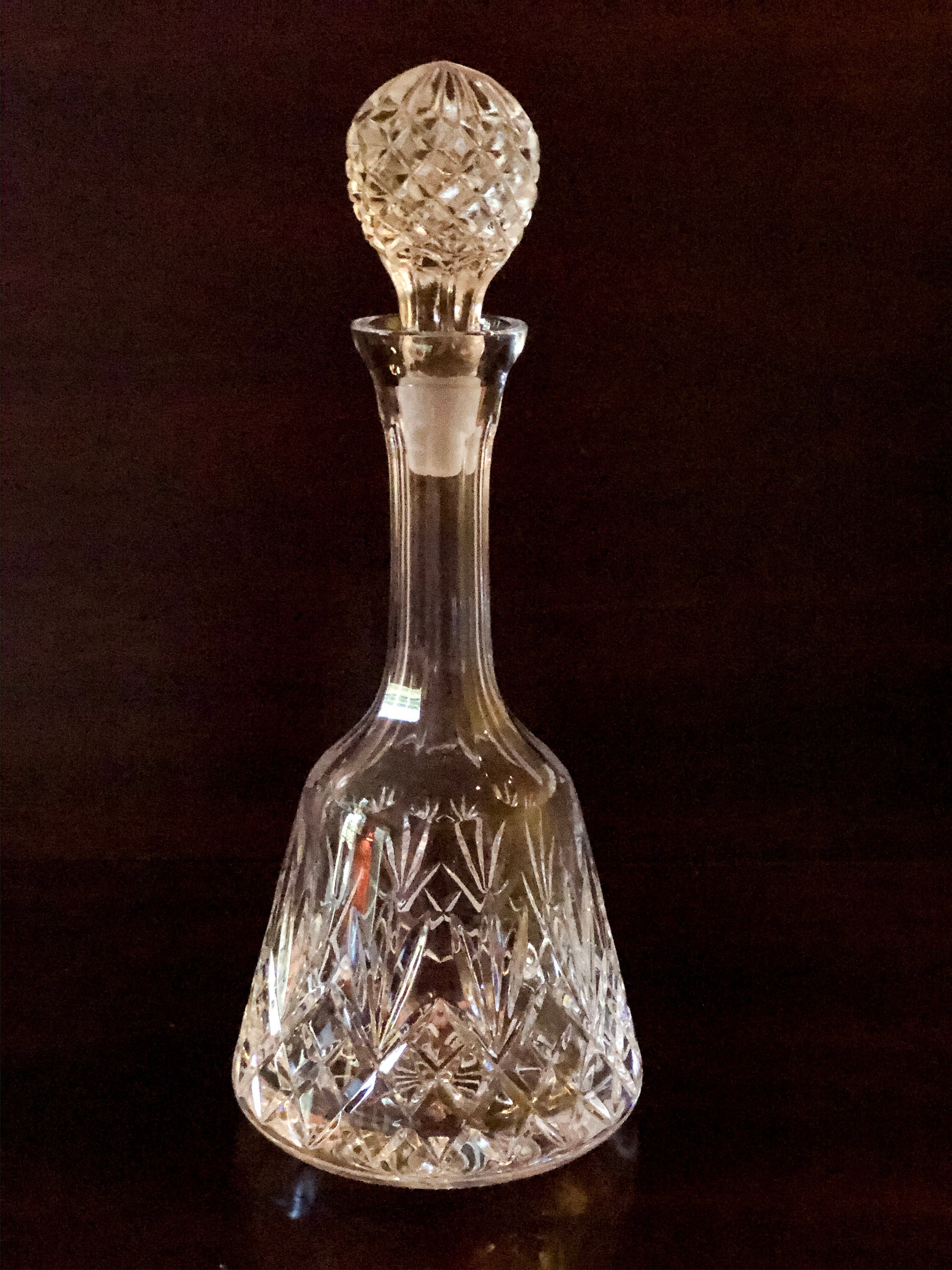 Vintage Atlantis Crystal Decanter Etsy