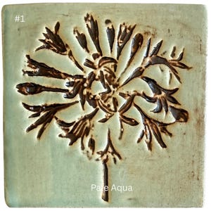 Individual 4" Wildflowers Decorative Ceramic Tiles