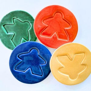 Meeple Coaster Set