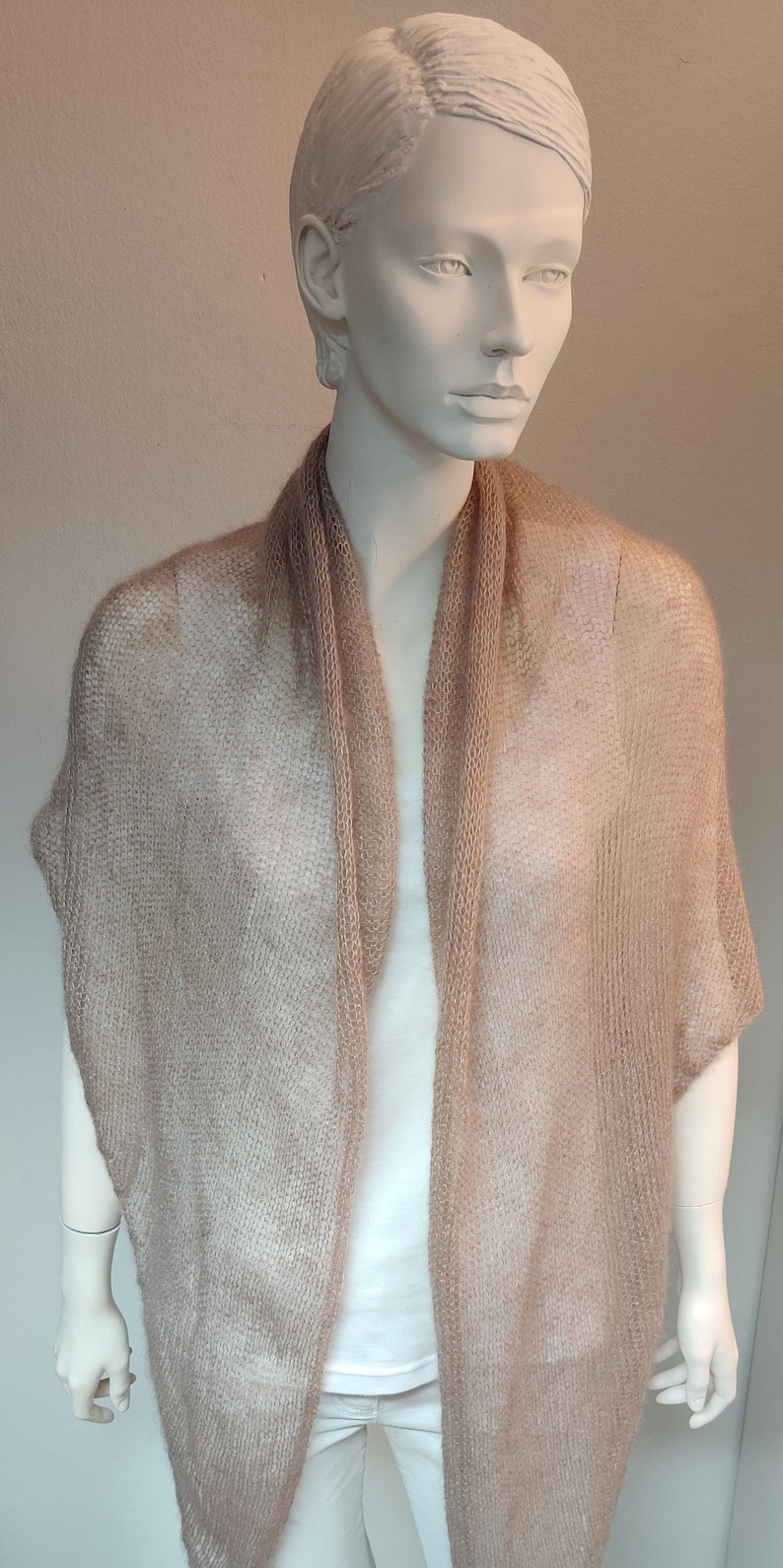 Triangle cloth beige