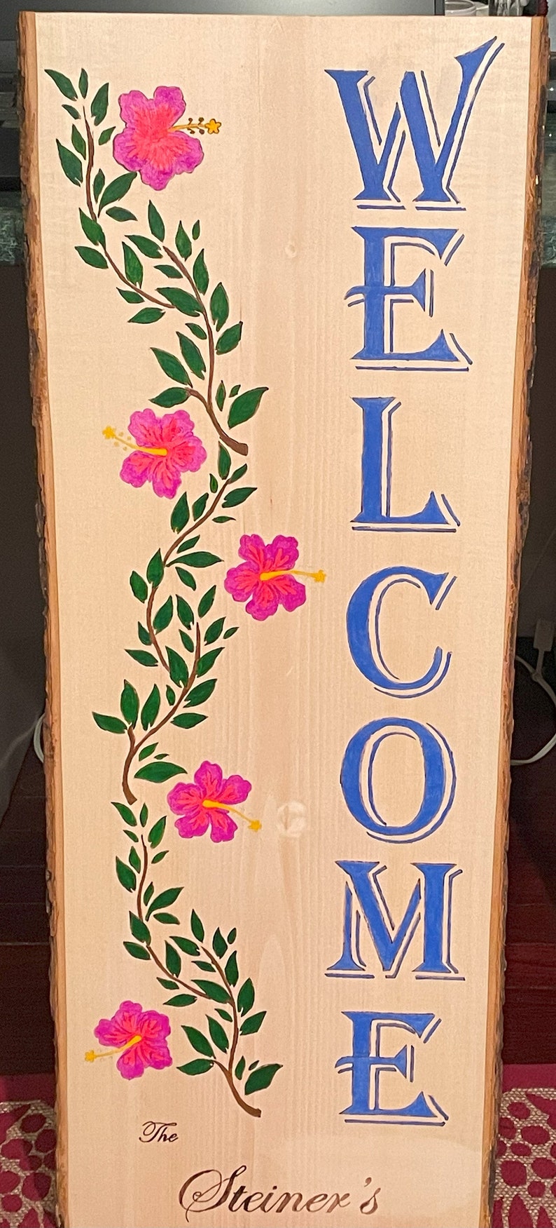 Handmade Signboard Handmade Welcome Porch Sign - Etsy