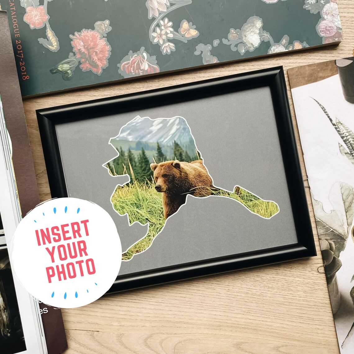 Alaska Picture Frame 6x8 inches FREE SHIPPING Etsy