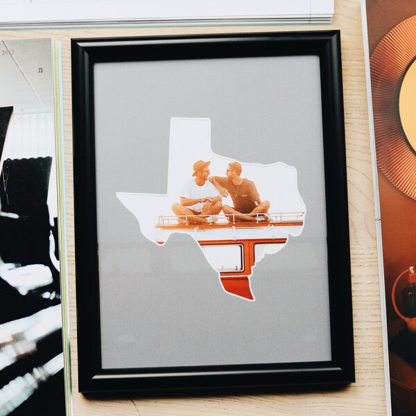 Texas Picture Frame Etsy