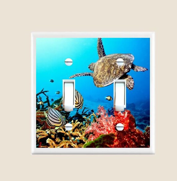 Sea Turtle Light Switch Plate Cover Switch Plates Bedroom Etsy