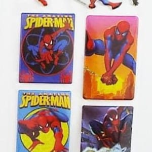 Super Hero Aufkleber / Spider Man Aufkleber / Cartoon Aufkleber / Man of Action Aufkleber / Scrapbook und Basteln