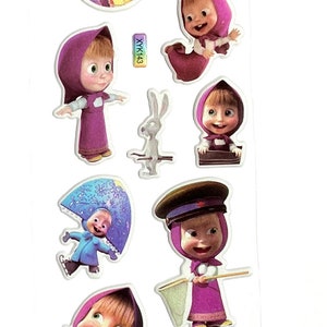 Cartoon Aufkleber / Puffy Sticker / 3D Sticker / Bubble Stickers / Basteln Sticker