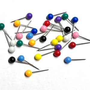 Pins / Map Pins / Map Pins / Map Pins / Verschiedene Farben / 30er Set