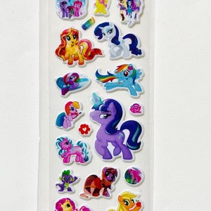 Stickervel eenhoorn / gezwollen stickers / bubbelstickers / kawaiistickers / plakboek en knutselen